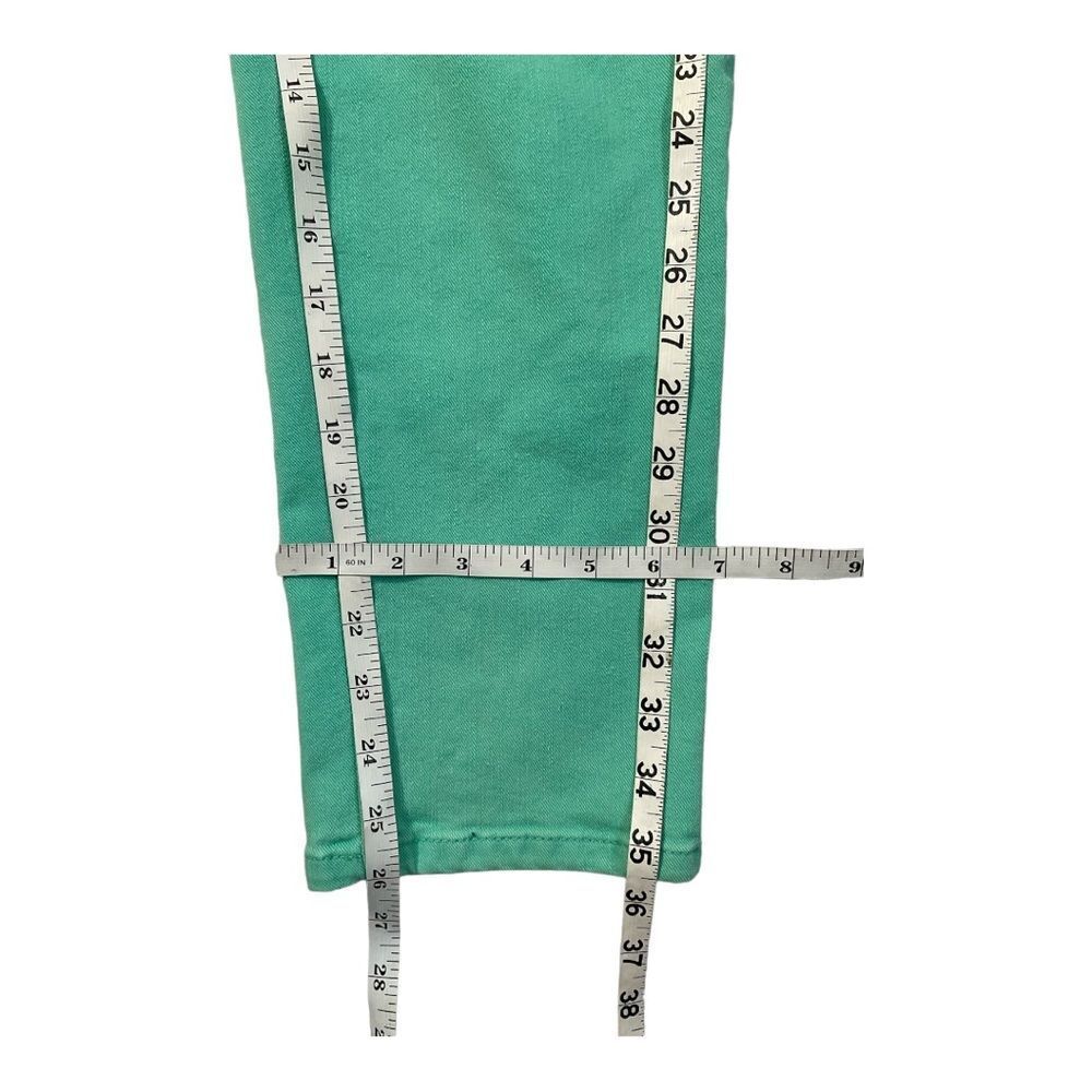 Talbots Women’s Size 10P Green Pedal Pusher Simply Flattering 5 Pockets Jeans - Picture 9 of 11